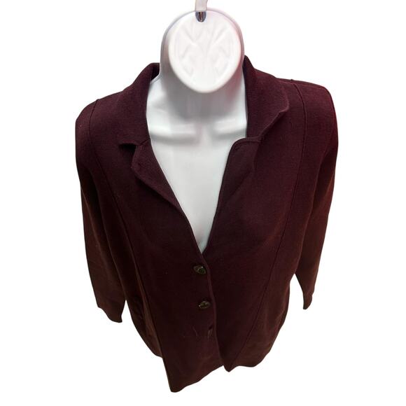 pure Jill relaxes cardigan burgundy - Picture 3 of 4